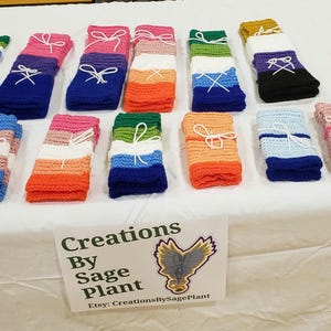 PRIDE Fingerless Gloves (Sexualities/Identities) - Crochet (PRICE DROP)