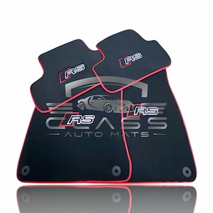 Tapis de voiture tapis de sol en velours pour Audi A1 A3 A4 A5 A6 A7 A8 S RS Q2 Q3 Q5 Q7 Q8 série étanche