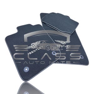 Custom Fit Floor Mats for Bentley | Luxury Car Mats | Bentley Continental GT, Flying Spur, Bentayga | Personalized Carpet Heavy Duty