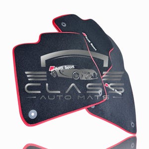 Car Carpet Velour Floor Mats For Audi A1 A3 A4 A5 A6 A7 A8 S RS Q2 Q3 Q5 Q7 Q8 Series Waterproof