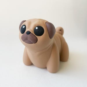 3D Printed Pug Toy: PUGGY™ Collectible for Dog Lovers