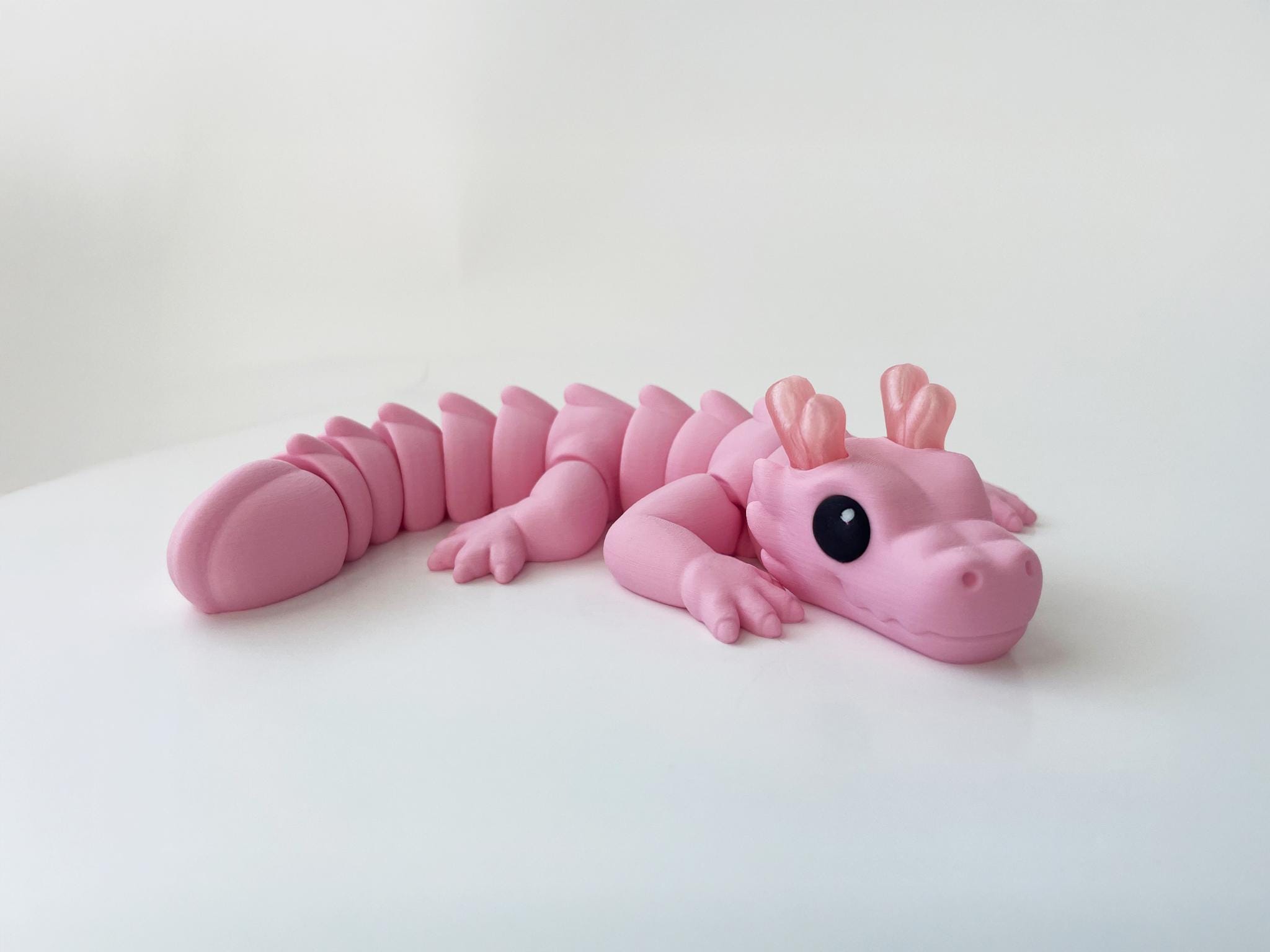 Zou's Pink Dragon: 3D Printed Fantasy Toy - Etsy