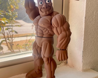 Tung Tung Tung Sahur Action Figure - 3D Printed Toy