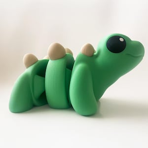 Big Green Stegosaurus Premium Toy for Dino Pretend Tactile Play for STEM Kids
