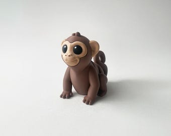 3D-geprint aap fidgetspeeltje: Zou's Crazy Monkey