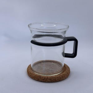 Black Bodum Bistro “Picard” Cup with Cork Coaster