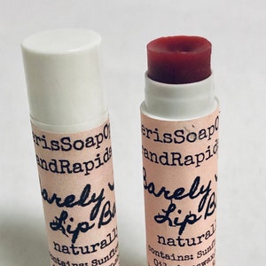 Lip Balm-FREE SHIPPING-“Barely There” Sheer Natural Tint-Best Seller! While they last