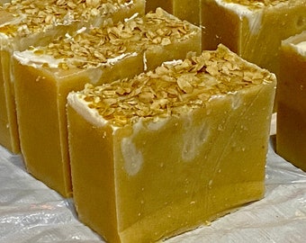 Pumpkin Oat & Apple Soap - REAL Natural Soap-LARGE BAR-Limited Supply