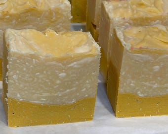 Shampoo-Coconut Banana Shampoo Bar-Handmade Shampoo-Fantastic Tropical Scent-All Natural