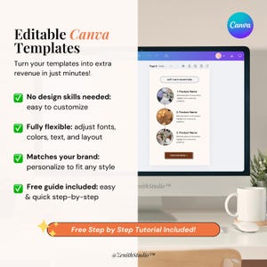 Stylish email templates for Flodesk, Omnisend, Mailchimp, and Klaviyo, designed for small businesses to create professional newsletters and email campaigns in Canva.