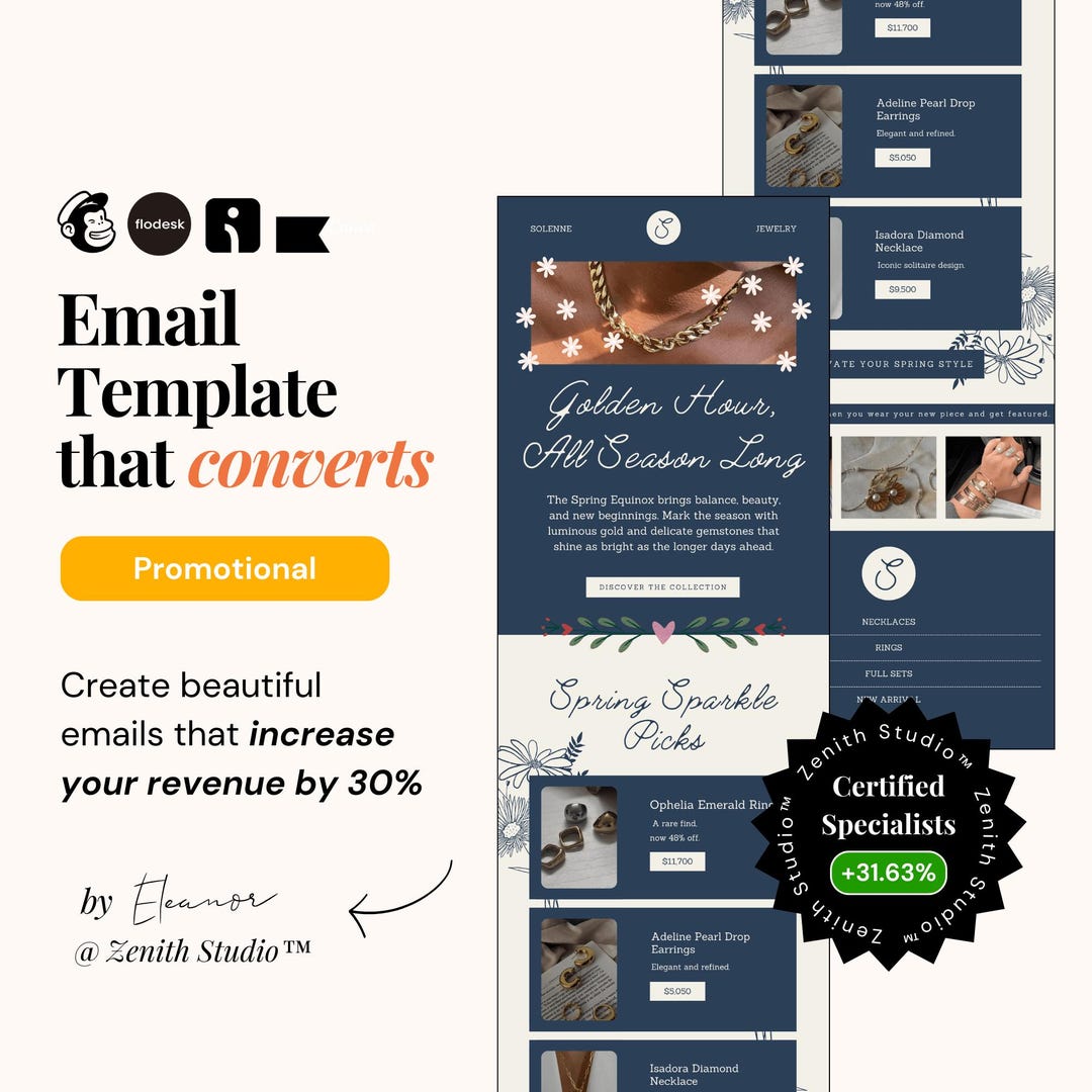 Spring Equinox Email Marketing Templates Omnisend Email Campaigns Sales ...
