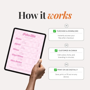 Glam pink salon price list for lash pros, designed to make your services pop. Canva template includes editable text and layout for lash fills, full sets, and other beauty treatments. Designed with a retro-cute aesthetic and high visibility for printed or digital use. Great for beauty pros targeting bold, feminine branding.