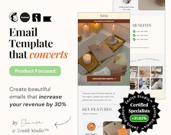 Email Marketing Templates Mailchimp Omnisend Klaviyo Flodesk Email Newsletter Templates Design Email Campaigns Small Business Editable Canva