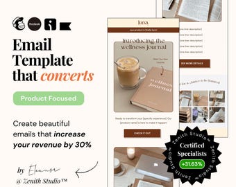 Mailchimp Email Newsletter Templates Omnisend Email Marketing Canva Flodesk Designs Klaviyo Email Campaigns for Small Business Growth
