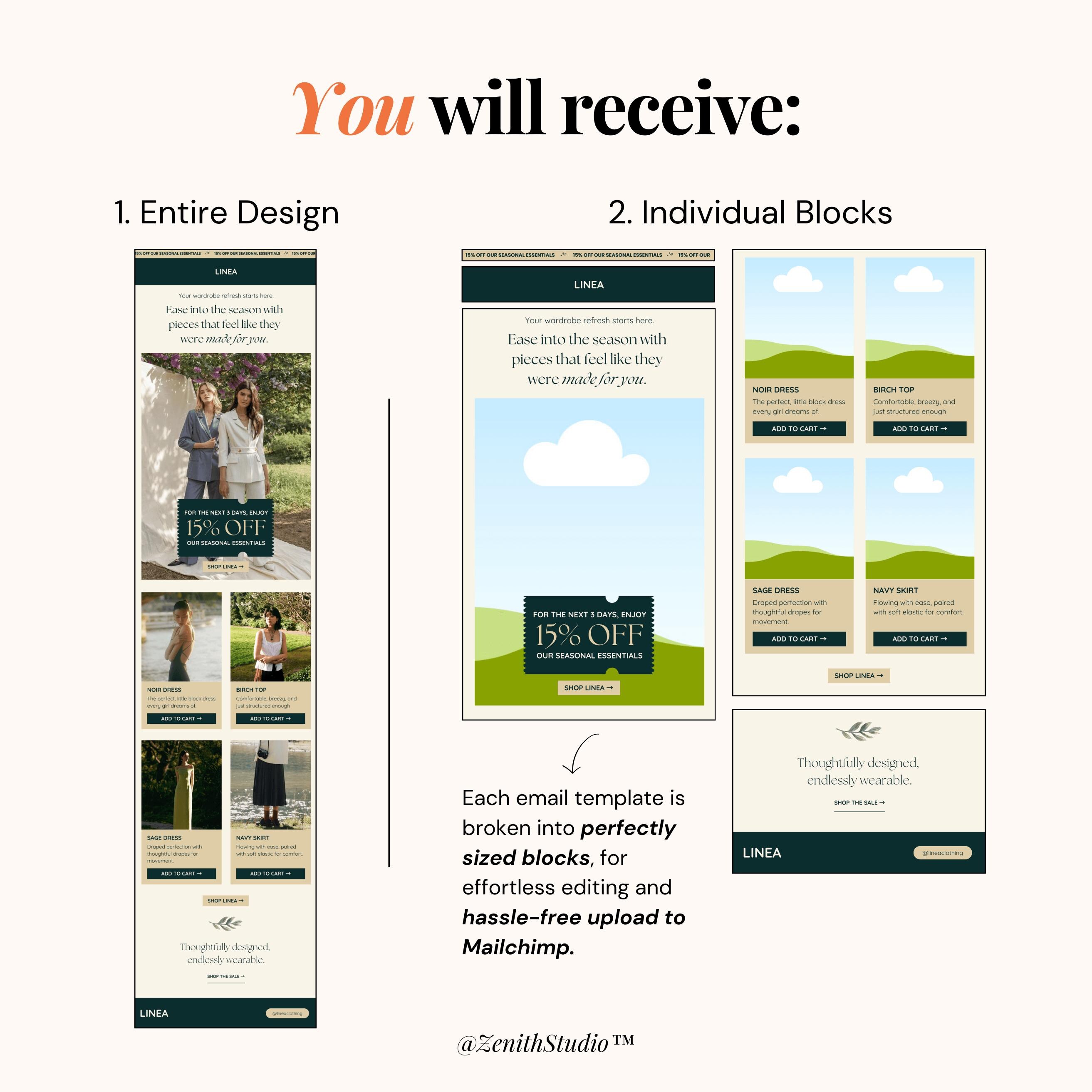 Mailchimp Email Marketing Templates Beautiful Newsletter Canva Designs ...