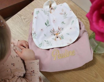 Baby backpack, children's backpack for kindergarten, personalized nursery bag, birth gift
