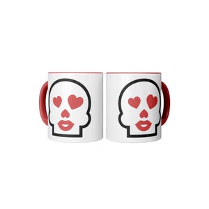 Valentine Skull Mug