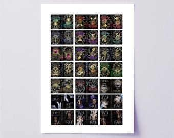 Zodiac Academy Inspired Mini Book Cover Bundle | Ruthless Boys of the Zodiac Mini Book Cover | Printable Mini Book Template | Canva Digital