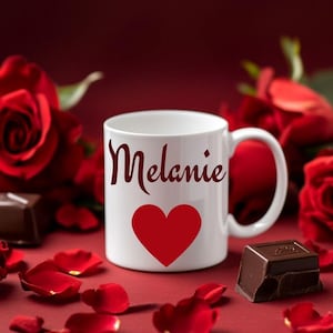 Copos de café de cerâmica personalizados, canecas personalizadas, amantes de café, aniversários, aniversários, dia dos namorados, presente para ela, presente para ele