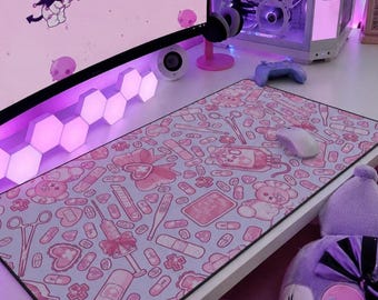 ヤミカワイイマウスパッド、メンヘラちゃんリストカットキュートシック