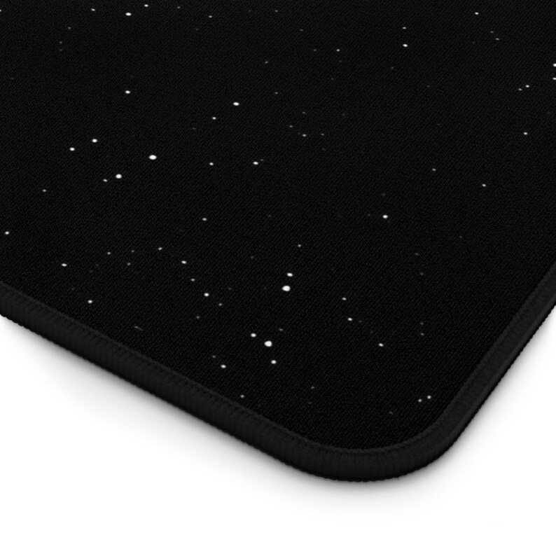 Cat and Moon Mouse Pad, Starry Night Gaming Setup for Gamers Girl image 8
