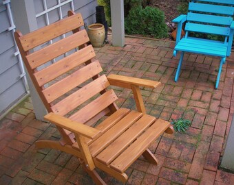 Comfy High Back Cedar ArmChairs for Garden & Patio - Choose from 8 Beautiful Stain Colors! - Handcrafted Quality by Laughing Creek