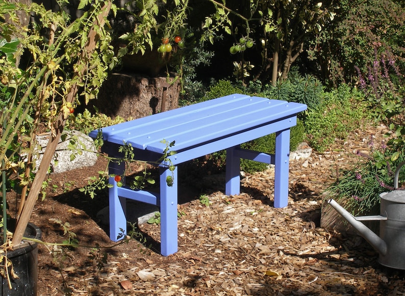 Cedar Country Bench 8 Colors Available Strong, Durable & Colorful for Patio, Deck, Yard, Entryway Handcrafted by Laughing Creek image 4