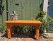 Garden and Patio Bench - 8 Stain Colors Available - Entryway Bench - Mud Bench - Garden Bench - Strong & Durable - Laughing Creek 