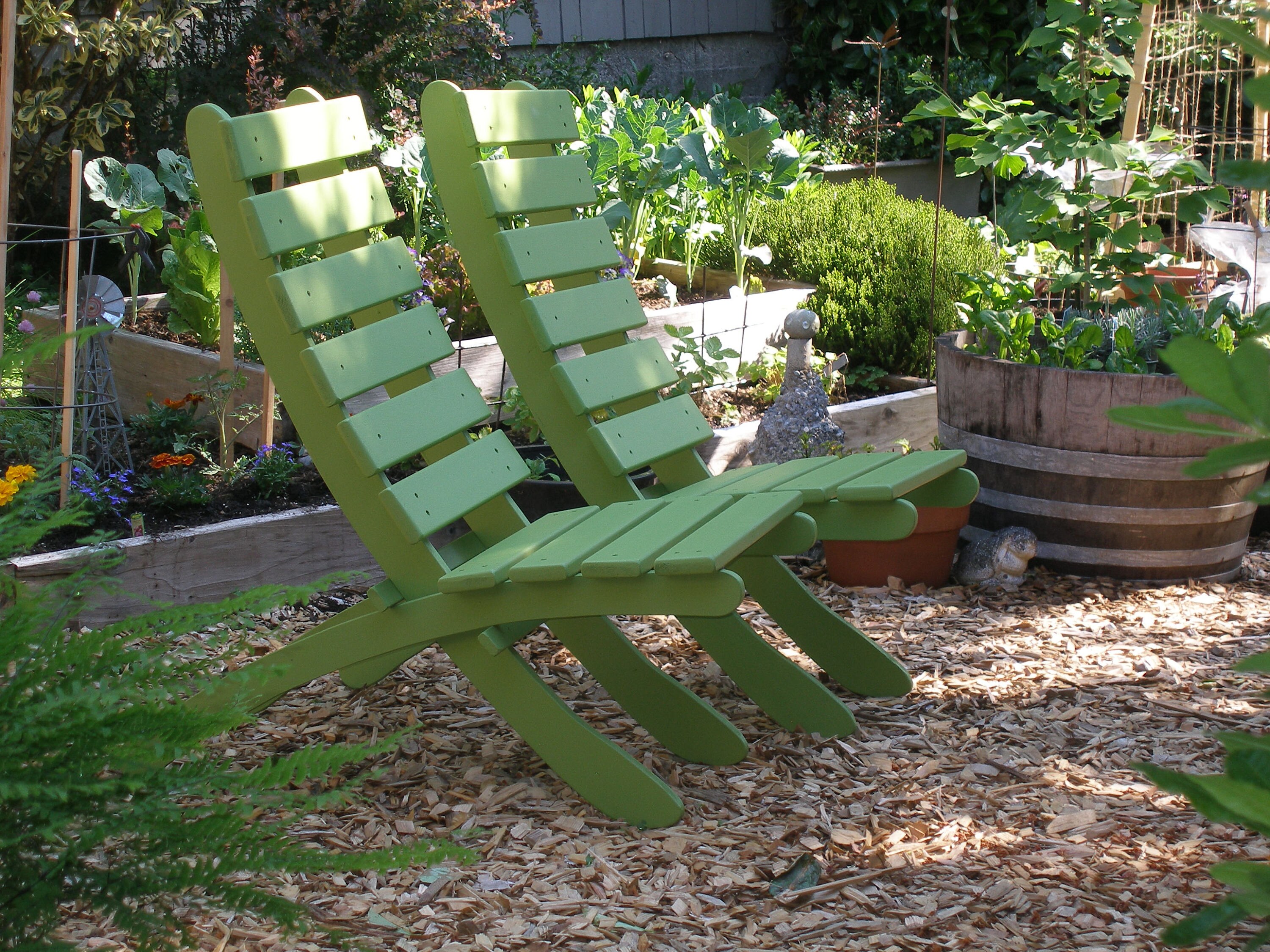 High Back Cedar Chair GardenDeckPatio Comfortable