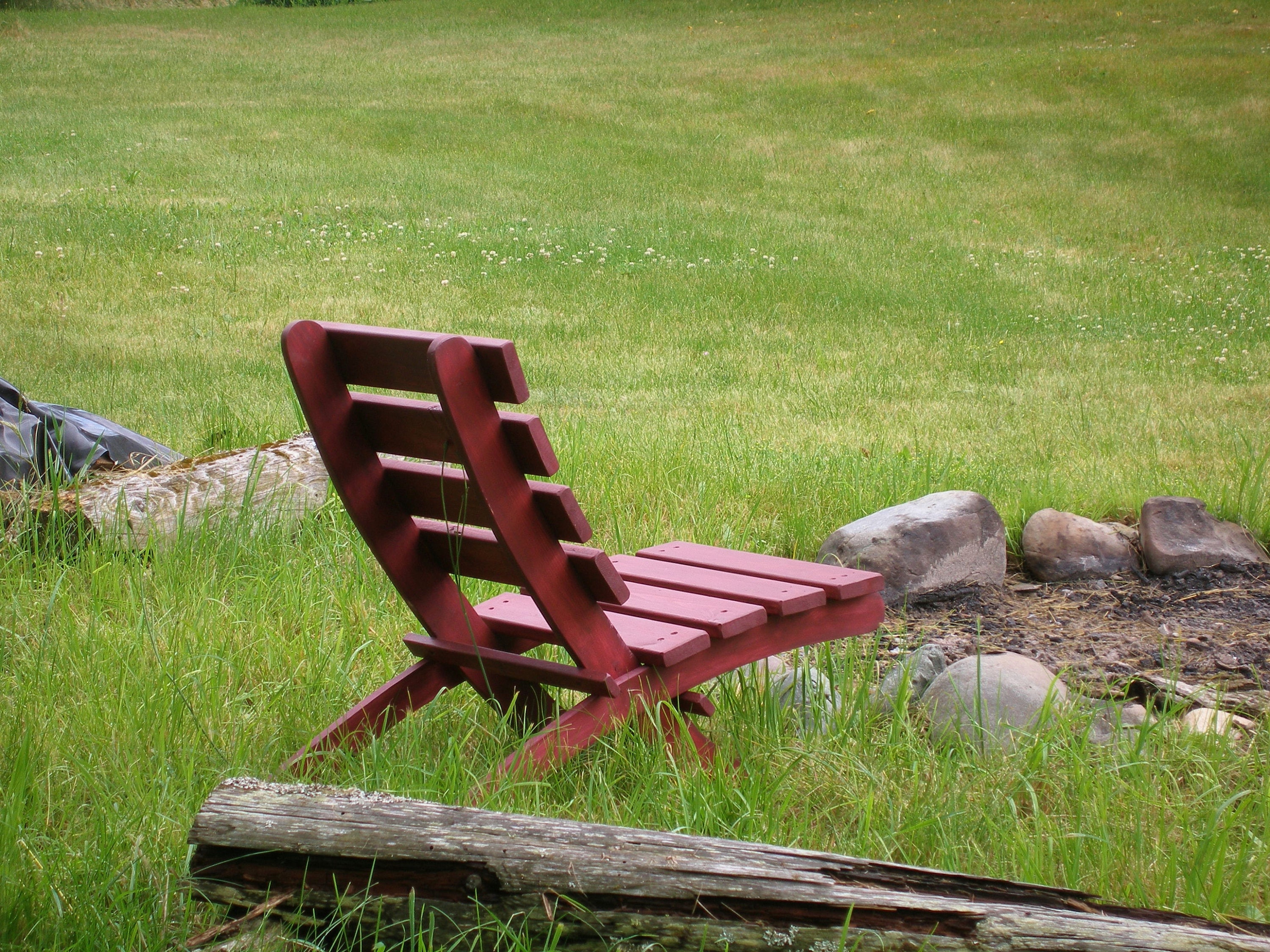 Classic Cedar Chair For Enjoying The Outdoors 16 Stain Etsy
