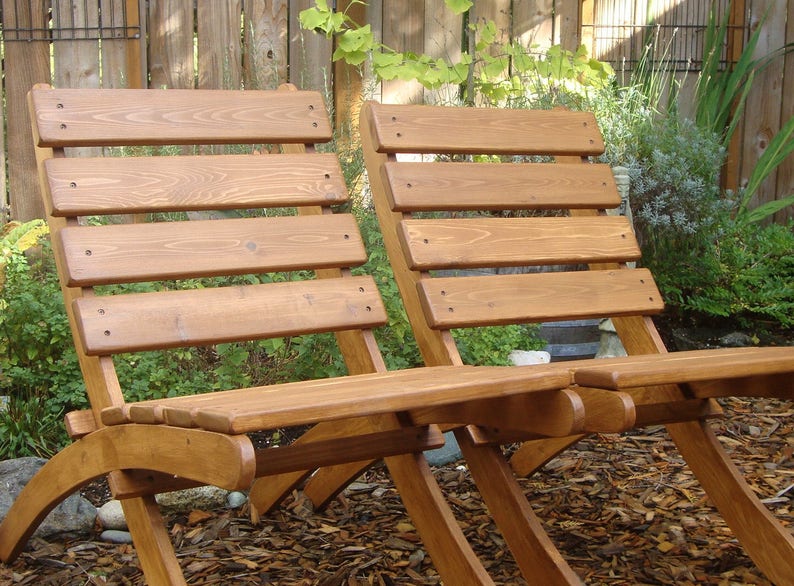 Classic Cedar Fire Pit Chairs Choose From 10 Beautiful Etsy