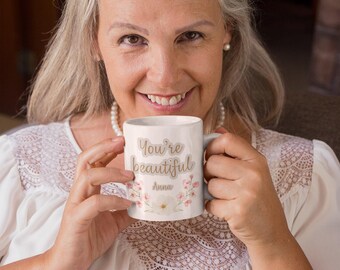 Tasse für Frauentag / Muttertagstasse / Personalisierte Tasse für Sie / Geschenktasse für Sie / Tasse für jeden Morgen