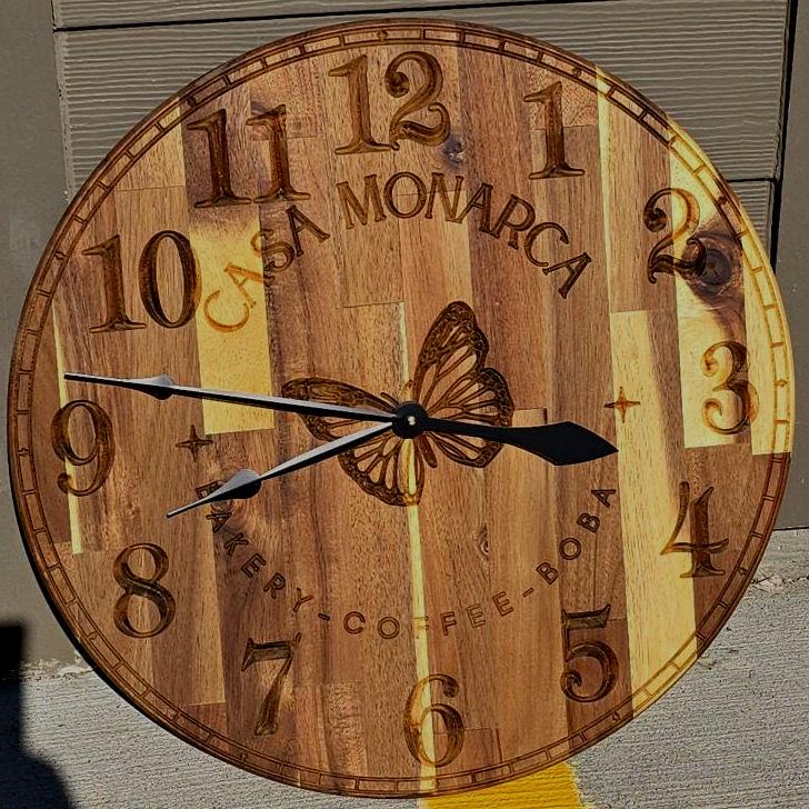 24-inch diameter clock