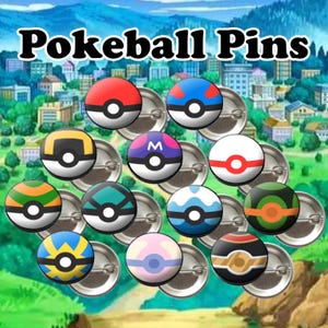 Pokeball Pins