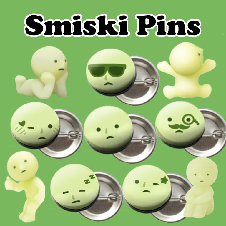 Smiski Pins
