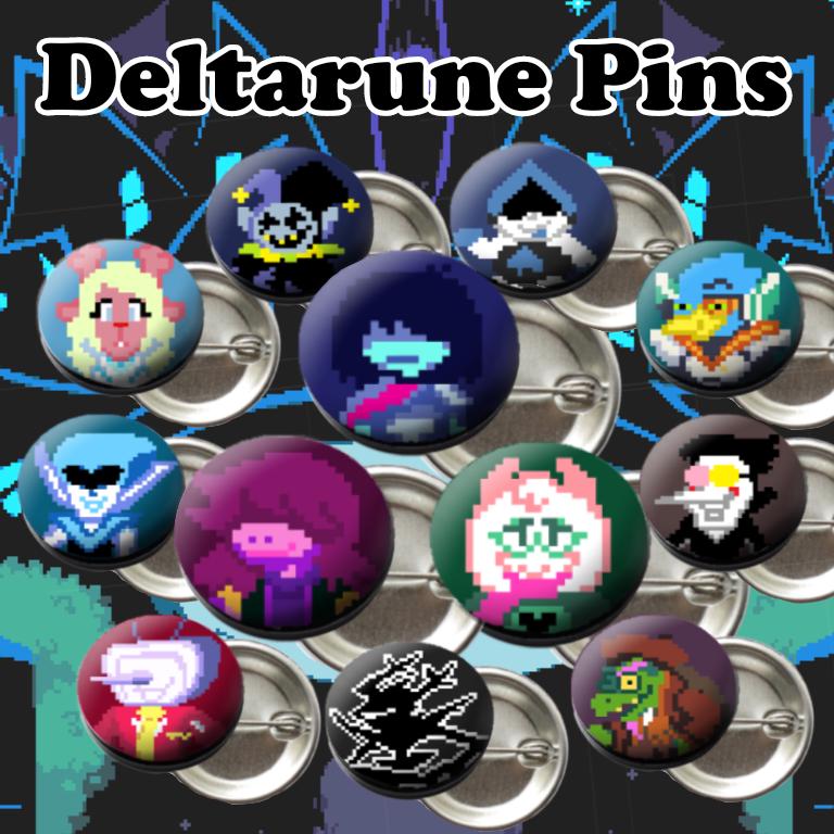 Deltarune Pins