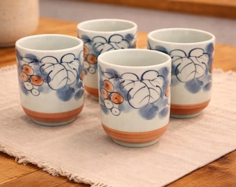 Vintage Japanese Teacups, Set of 4