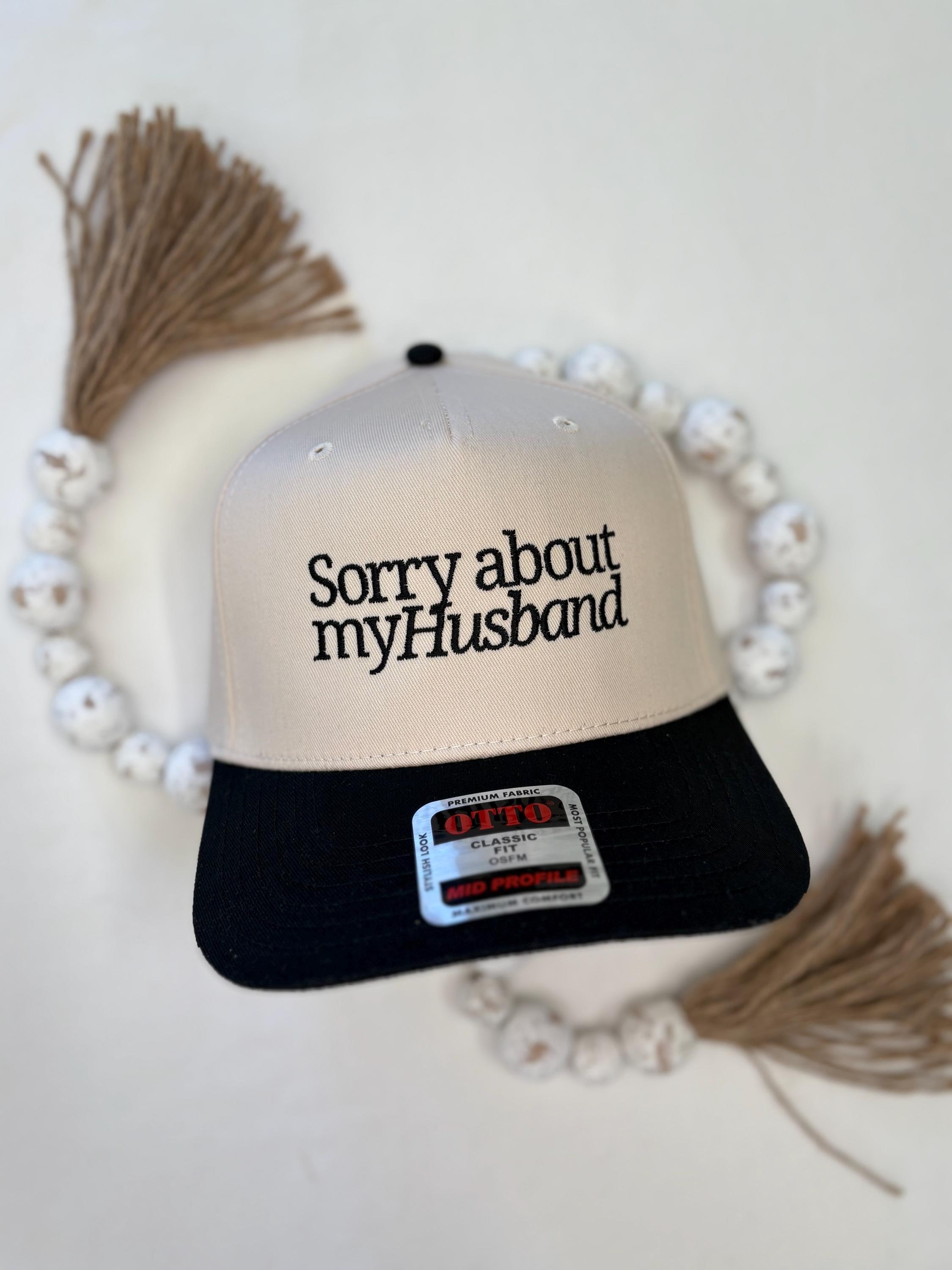 Sorry About My Husband Hat - Etsy display picture 3