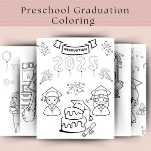 2025 Preschool Graduation Activity Book: 60 Pages (PDF & ZIP Digital Download)