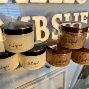 Whipped Body Sugar Scrub – Luxuriously Exfoliating & Hydrating