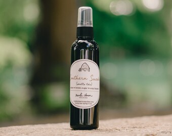 Southern Suede Room and Car Air Freshener, Linen Spray, Leather Fragrance Room Spray, Car Scent