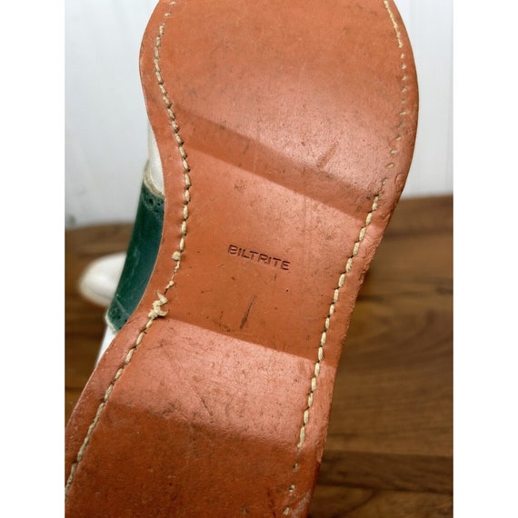 Vintage Biltrite Ladies Saddle Shoes Size 7 B Gre… - image 6