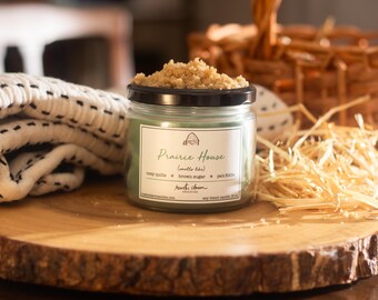 Prairie House Cedar Vanilla Brown Sugar Cotton Wick Rustic Charm Scented Vanilla
