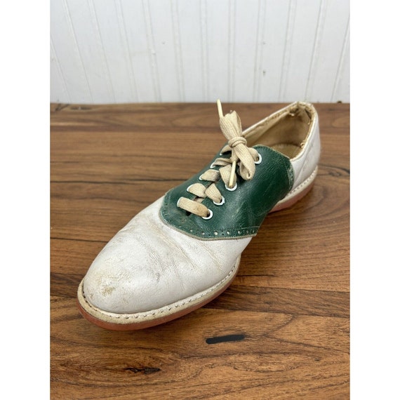 Vintage Biltrite Ladies Saddle Shoes Size 7 B Gre… - image 7