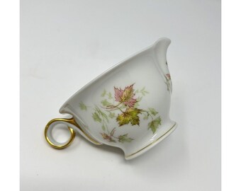 Haviland France Limoges Autumn Leaf Creamer Cream Pitcher Porcelain Dish