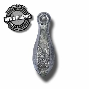 4oz Bank Sinkers - Fishing Tackle Supplies | Up to 45pcs/11.25lbs | Handcrafted by Down Riggers Tackle Supplies & More