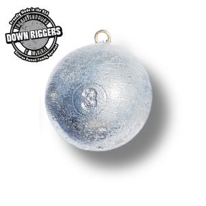 3lb Cannonball Sinkers: up to 5pk/15lbs | Handcrafted By Down Riggers Tackle Supplies & More