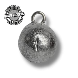 1oz Cannonball Sinkers: up to 100pk/7.5lbs | Handcrafted By Down Riggers Tackle Supplies & More