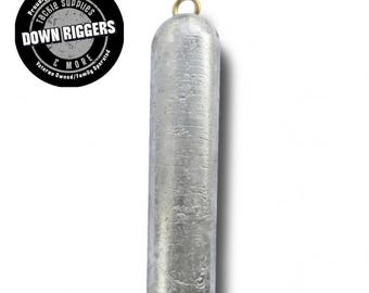 3oz In-Line Trolling Torpedo Sinkers, Bank Fishing Weights, Lot Of 50 - Free Shipping