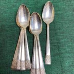 King Edwards / National Silverplate CALVALCADE Teaspoons set of 6